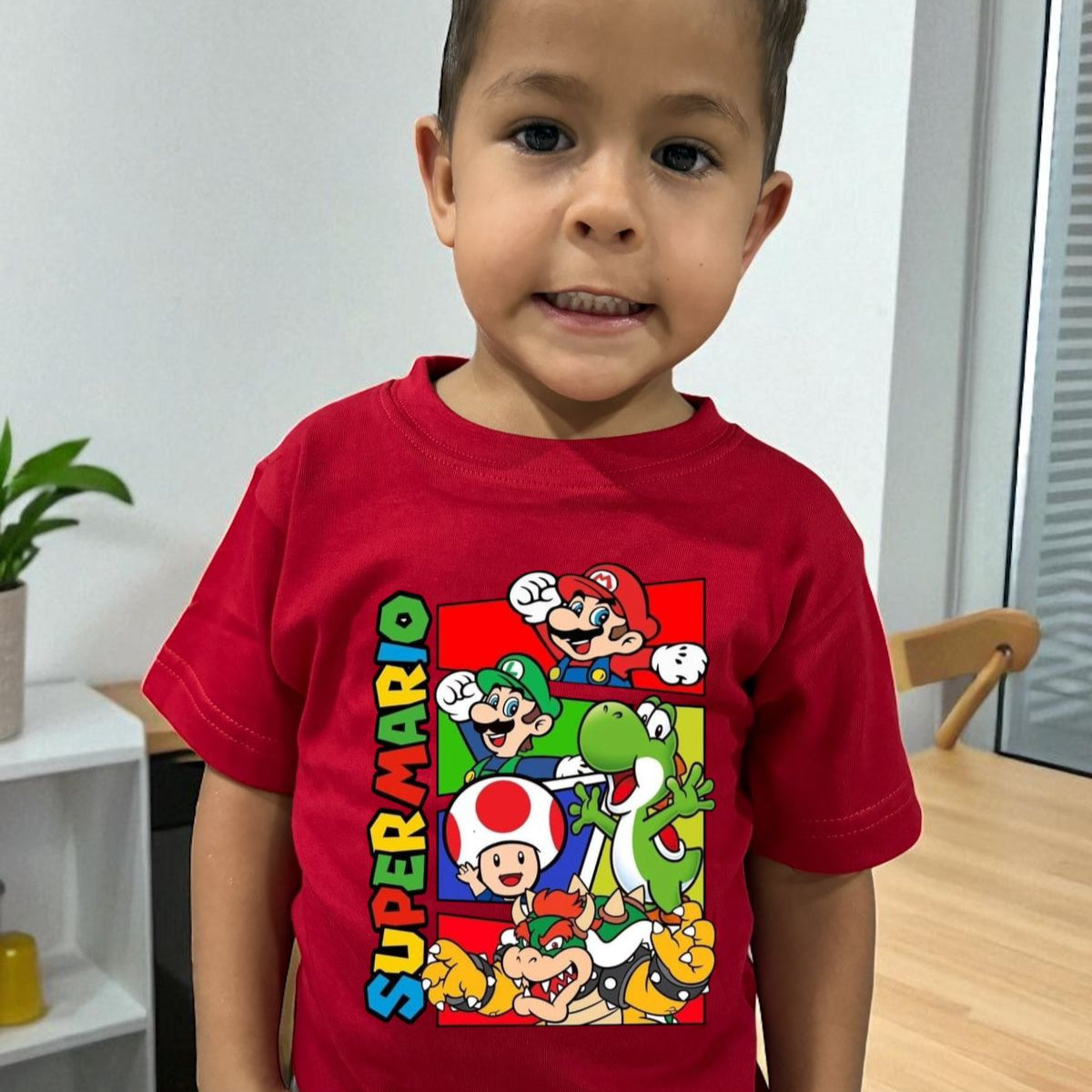 Camiseta roja super mario