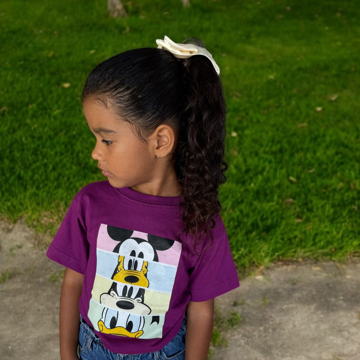 Camiseta Morada Disney