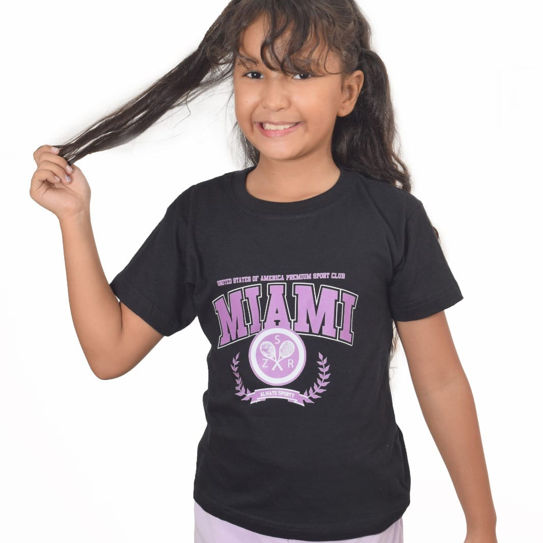 Camiseta negra MIami