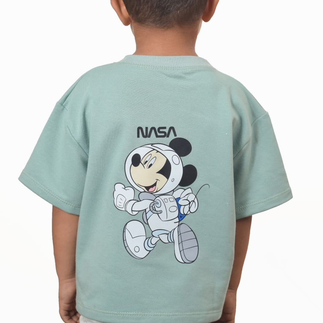 Camiseta oversize Mickey Nasa