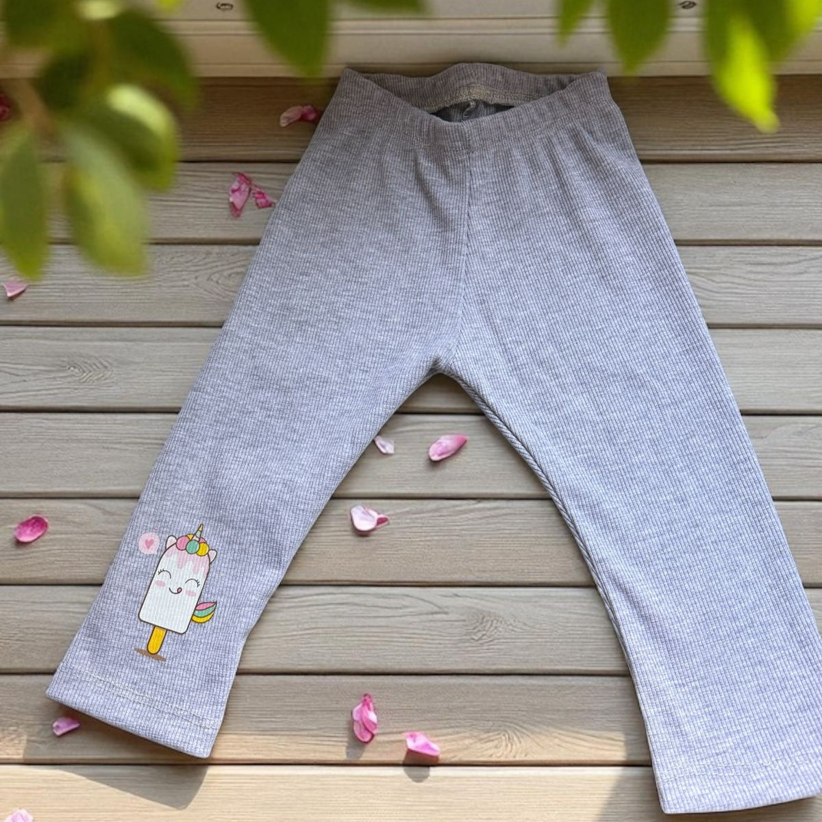 Leggins gris paleta unicornio