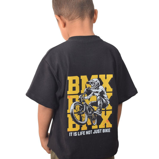 Camiseta oversize negra BMX