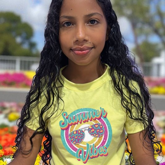 Camiseta amarilla summer vibes