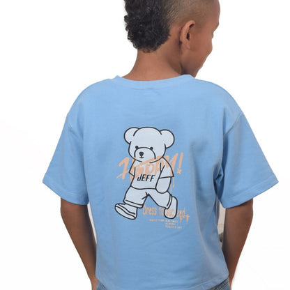 Camiseta oversize oso caminando