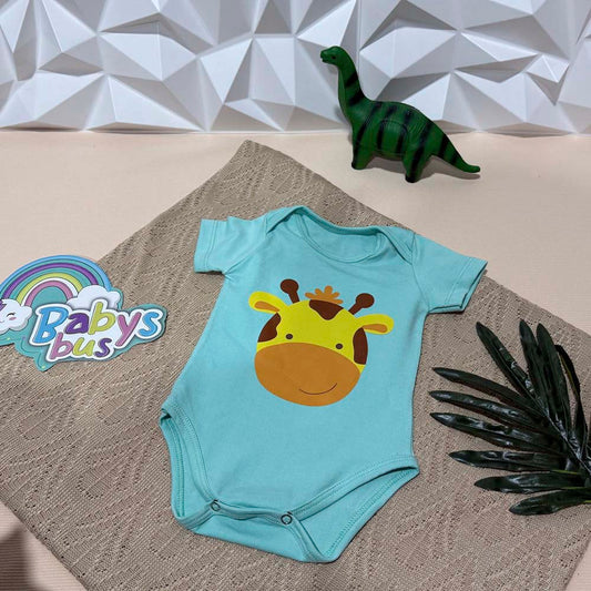 Body Azul Agua Jirafa