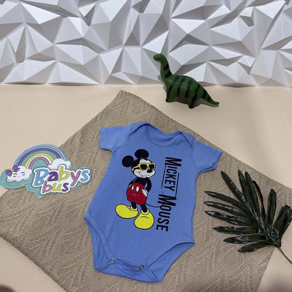 Body Azul Mickey