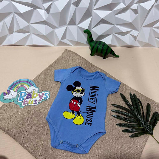 Body Azul Mickey