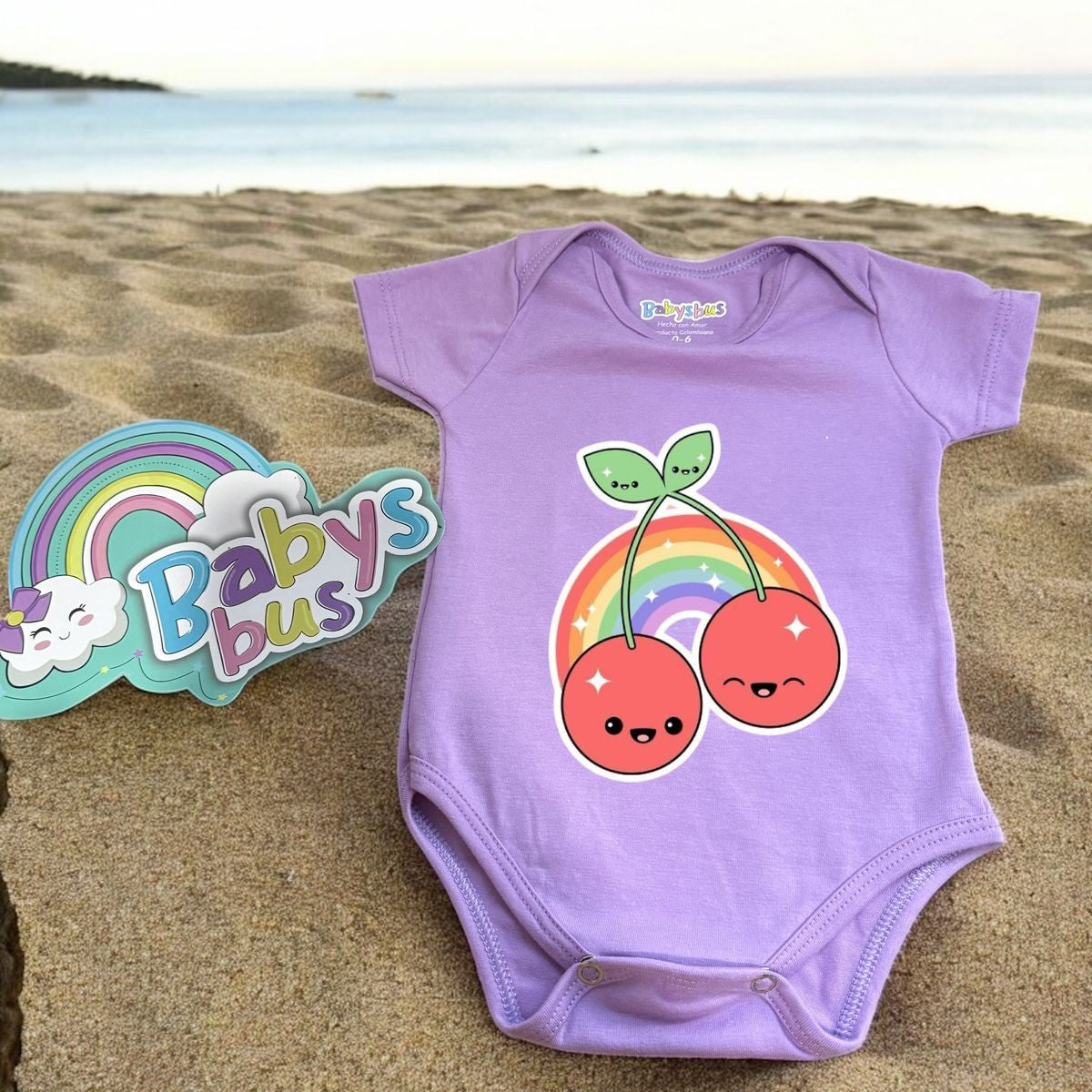 Body morado cerezas