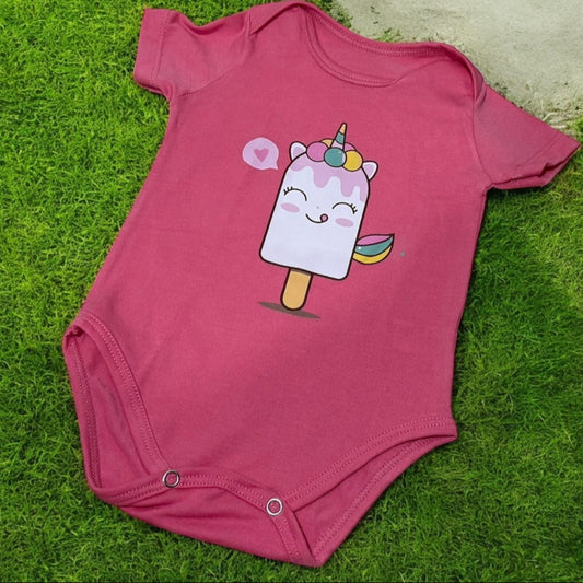 Body rosado paleta de unicornio