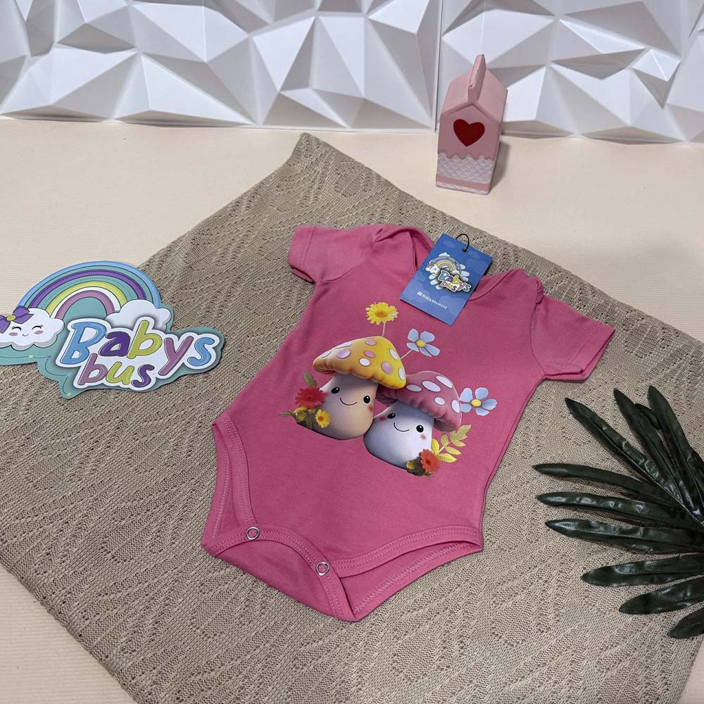 Body Violeta Pastel Honguitos