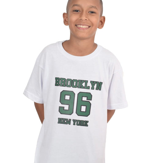 Camiseta blanca Brooklyn 96