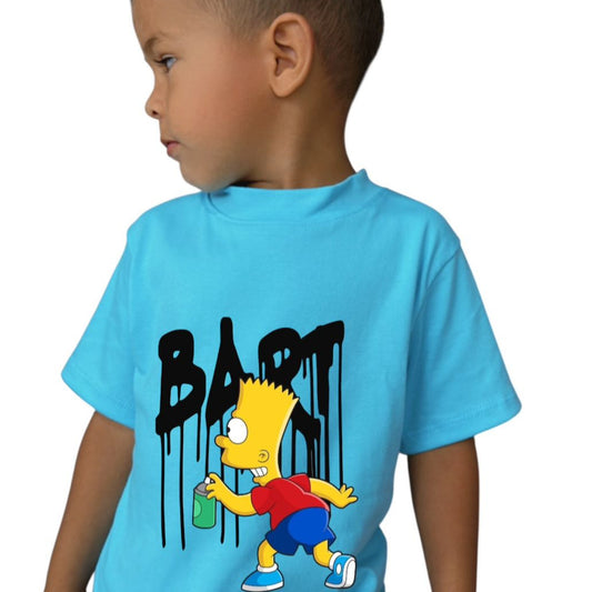 Camiseta azul Bart