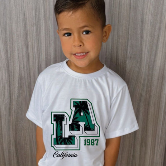 Camiseta  blanca L.A 1987 California