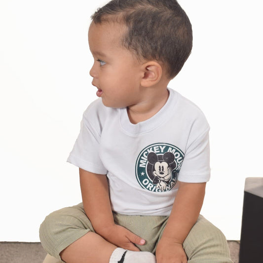 Camiseta blanca Mickey original
