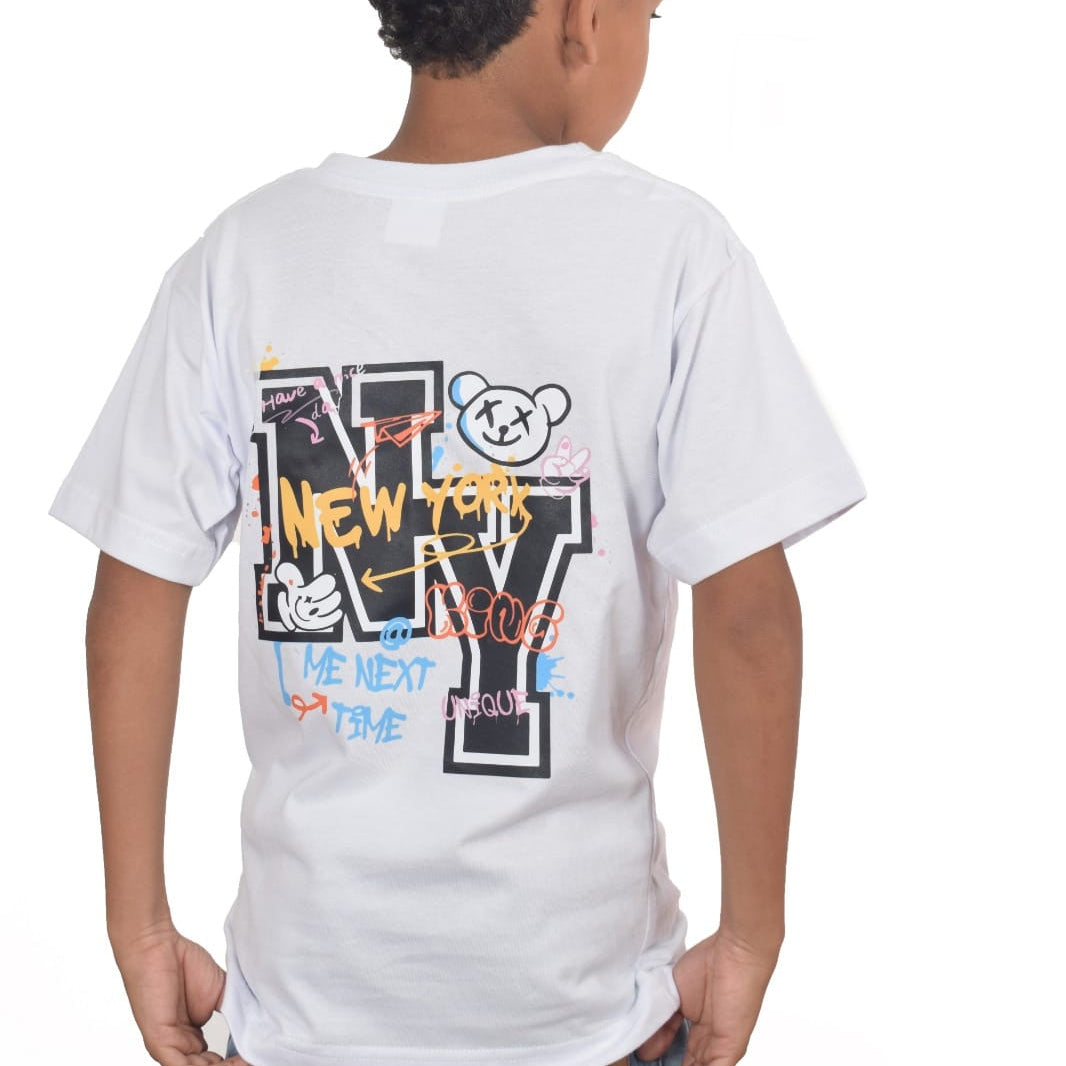 Camiseta blanca New York