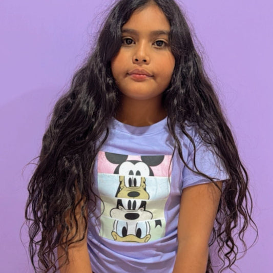 Camiseta lila disney