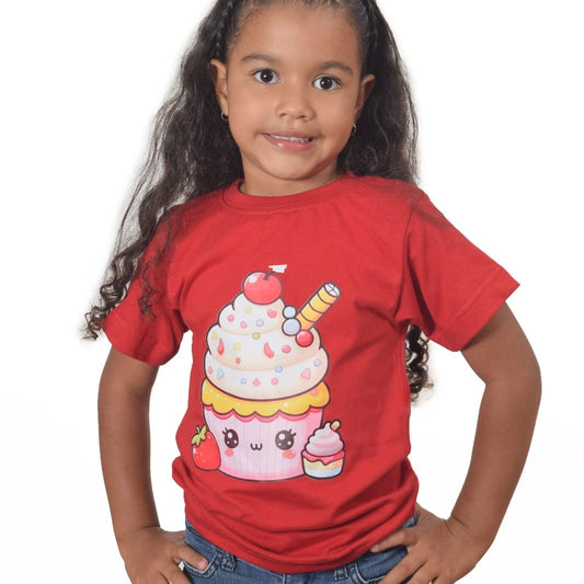 Camiseta cupcake grande