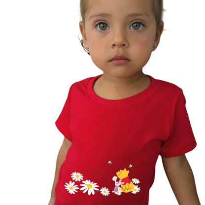 Camiseta roja winnie pooh