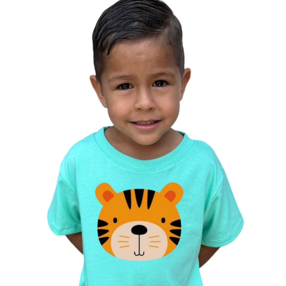 Camiseta verde tigre