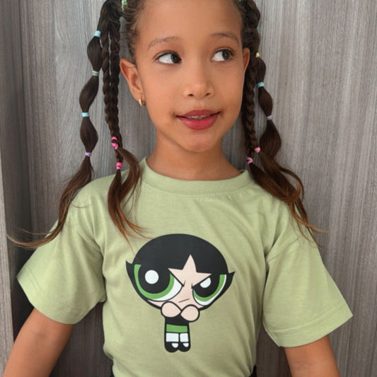 camiseta superpoderosa verde