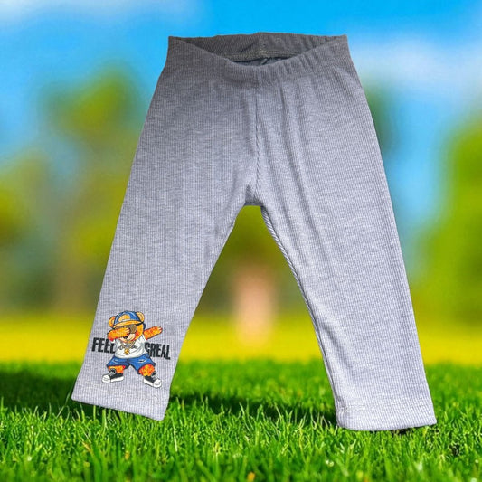 Leggins gris osito