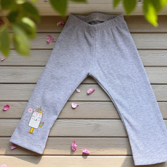 Leggins gris paleta unicornio
