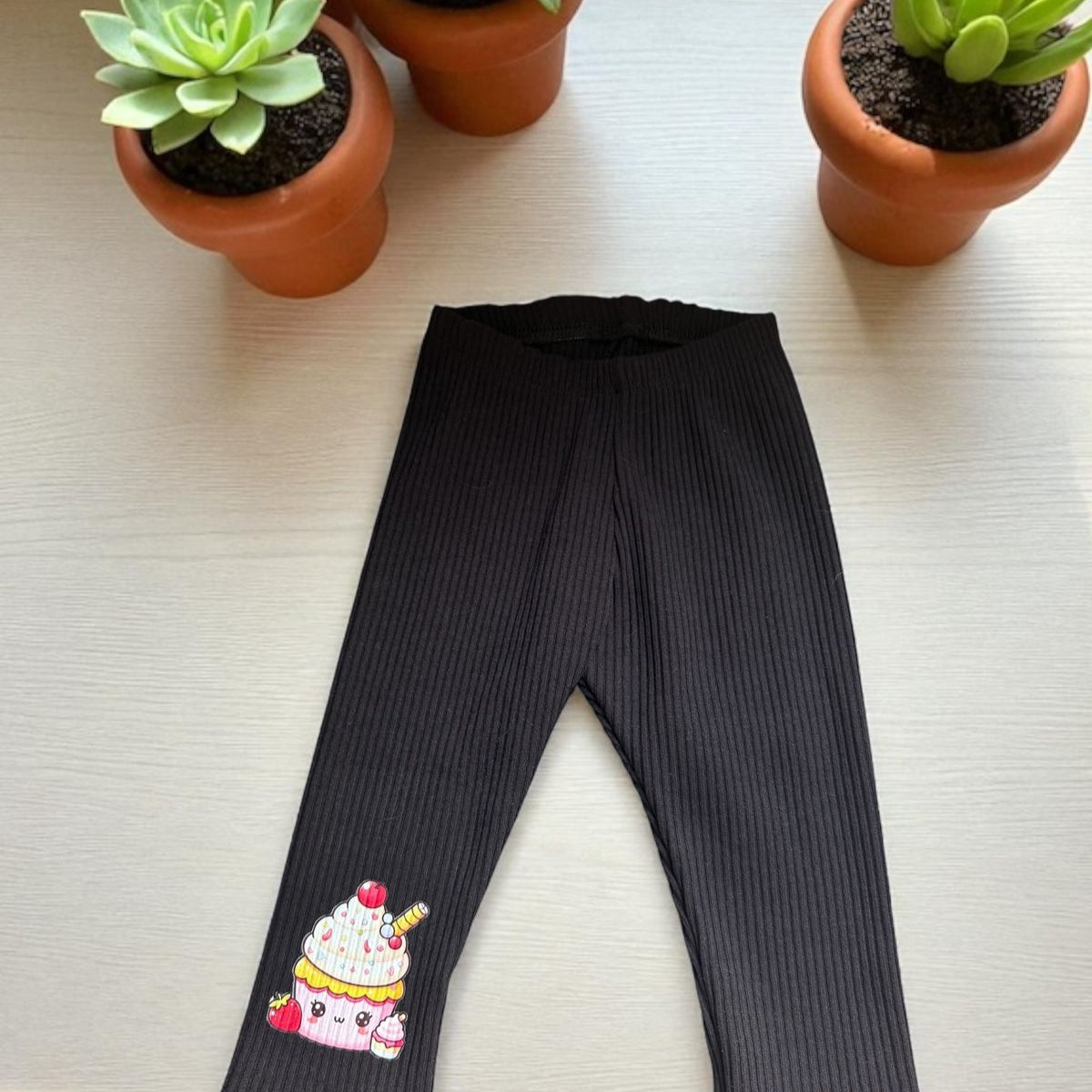 Leggins negro cupcake