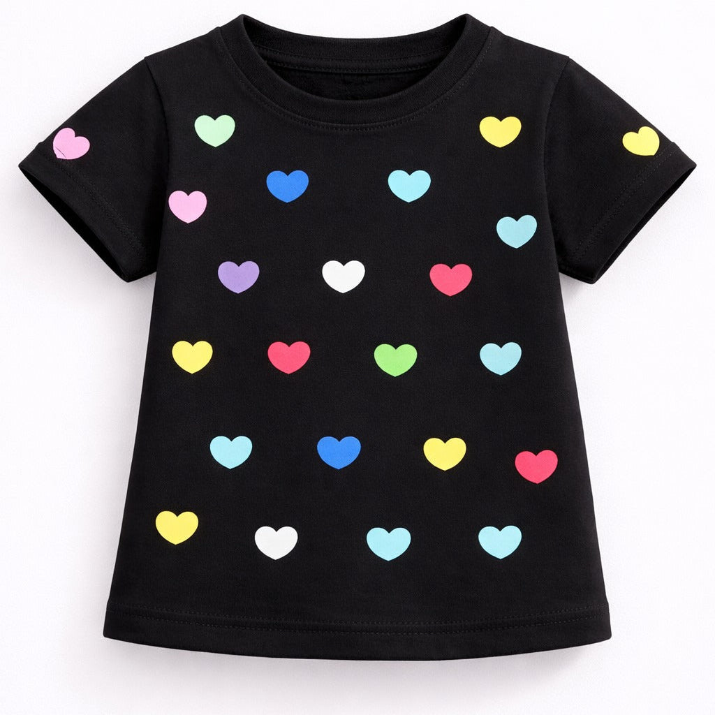 Camiseta corazones