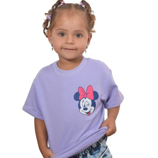 Camiseta oversize lila minnie picardia