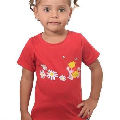 Camiseta roja winnie pooh